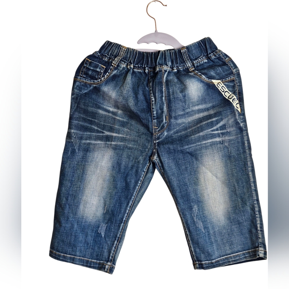 Kids Blue Denim Shorts